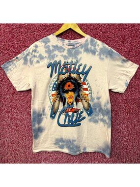 Motley Crue Girls Girls Girls Animated Heavy Metal Tie Dye L